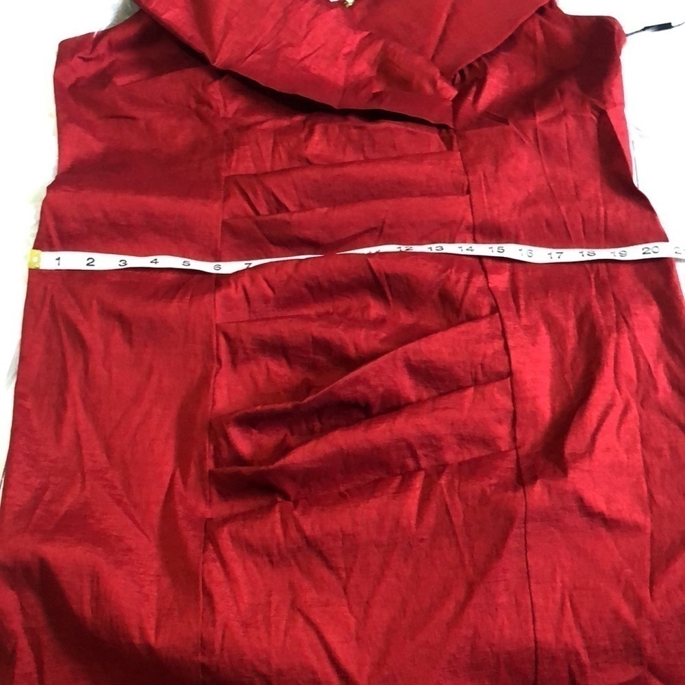 Calvin Klein red formal dress size 16 - Picture 8 of 10